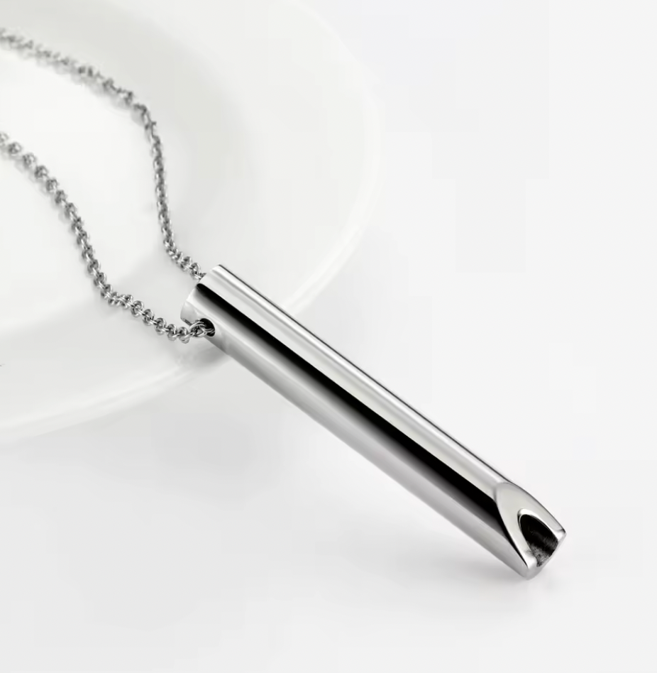 Breathing Necklace Silver