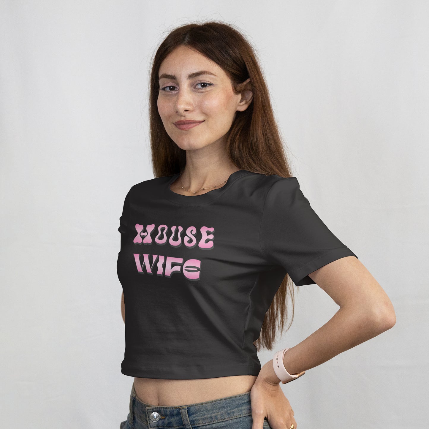 House Wife Crop Tee