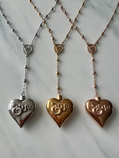 Stash Necklace 2.0 - Del Rey LDR Inspired Heart