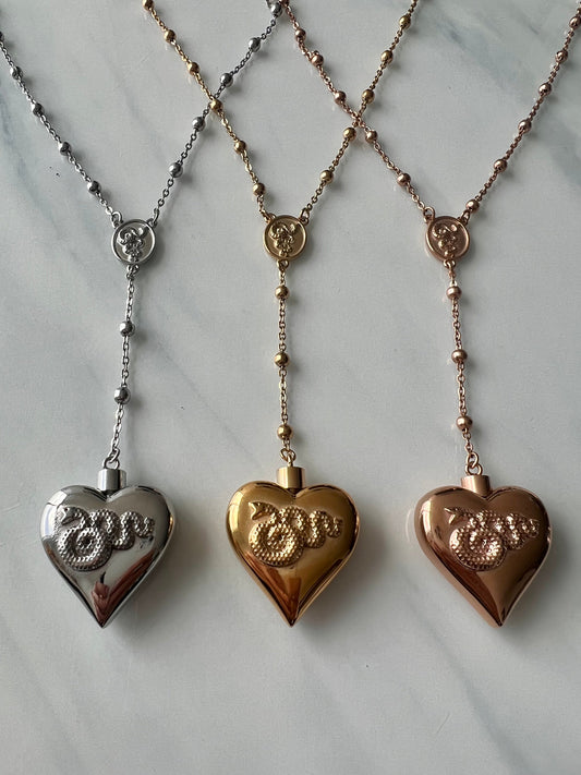 Stash Necklace 2.0 - Del Rey LDR Inspired Heart