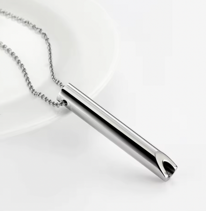 Breathing Necklace Silver