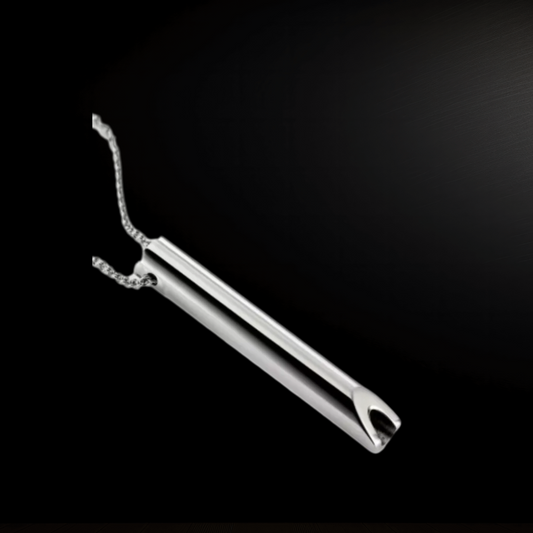 Breathing Necklace Silver