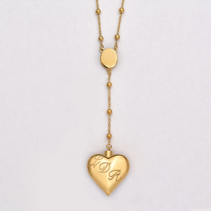 Stash Necklace 2.0 - Del Rey LDR Inspired Heart